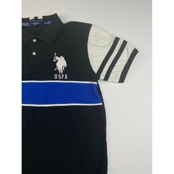 Mens Embroidered USPA Polo Shirt Large Pony - Picture 8 of 8